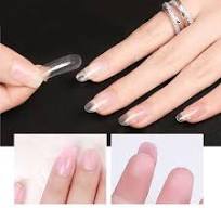 576 Artificial Nails Box - 24 ColorFul Reusable Fake Full Cover Nail Set - Acrylic Fancy French American Nails For Girls Women Ladies With Glue Trendy - 72 / 144 / 288 / 576 Pcs